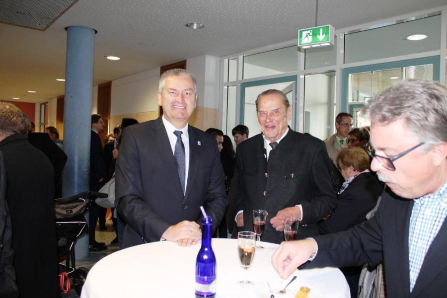 Landrat Woide und Dr. Richard Schute